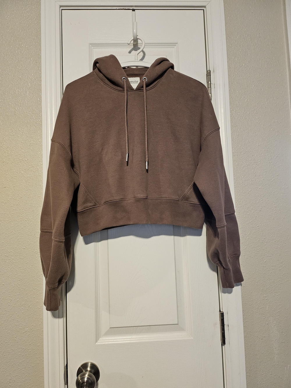 Abercrombie & Fitch Brown Soft A&F Max Essentials Hooded Sweatshirt XS